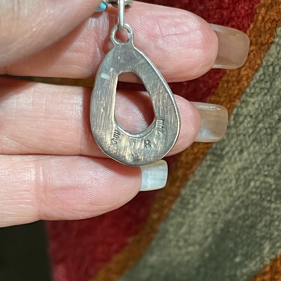 SOLD Zuni Inlay Earrings Cuff Set - Picture 5 of 9